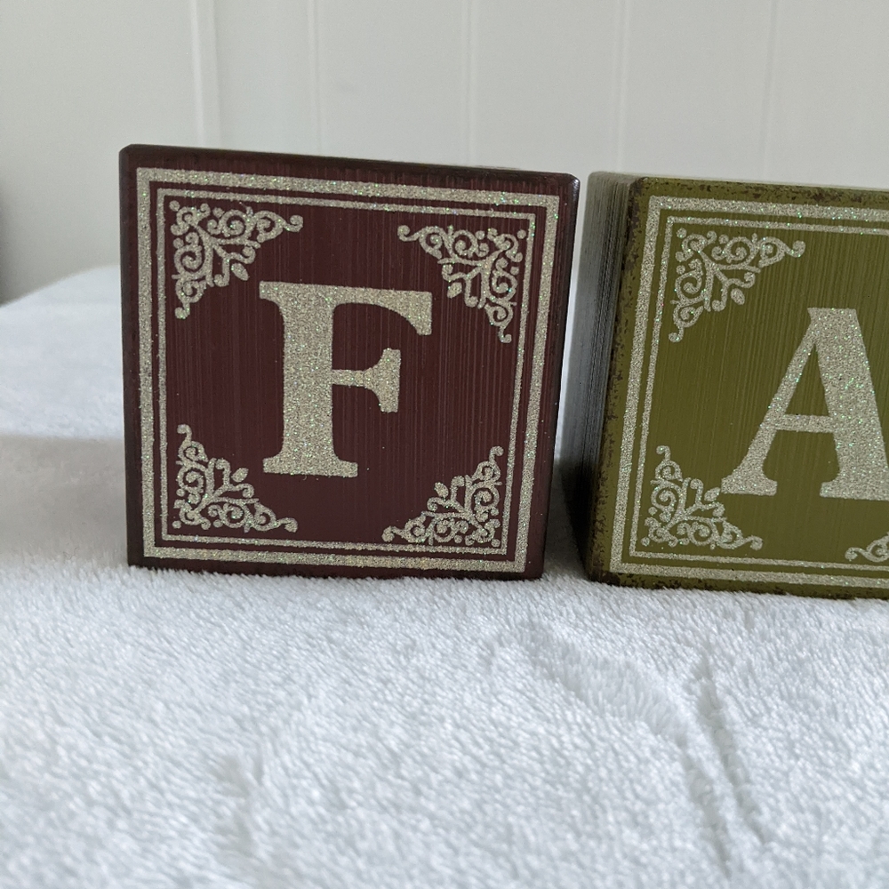 FALL Letter Cubes - Picture 2 of 11